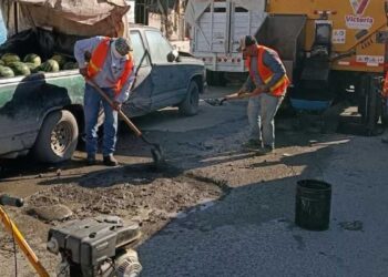 reparación de calles Ciudad Victoria