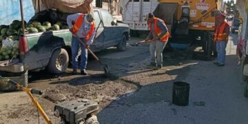reparación de calles Ciudad Victoria