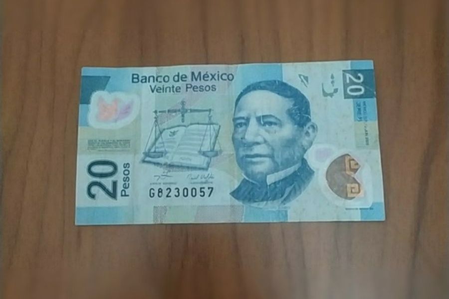 retiro billete 20 pesos