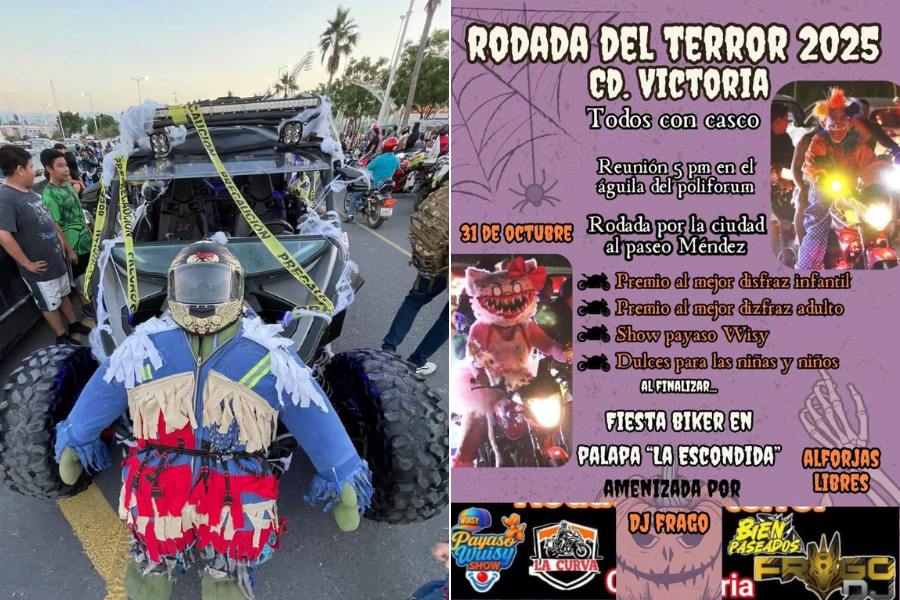 Rodada del Terror 2025 en Ciudad Victoria