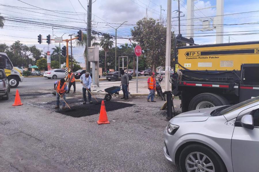 rutas de bacheo de Ciudad Victoria