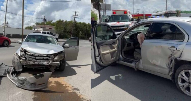 se estrella contra barda en Matamoros