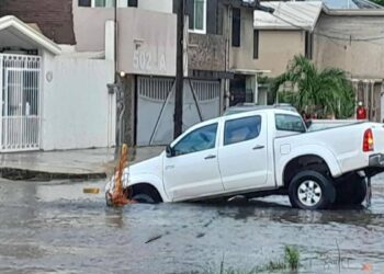 socavones en sur de Tamaulipas