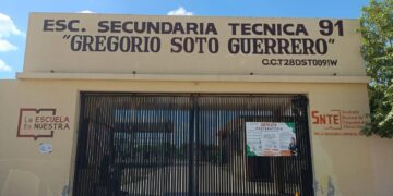 subestación eléctrica en Secundaria de Matamoros