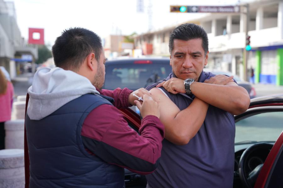 vacunación contra influenza en nuevo laredo