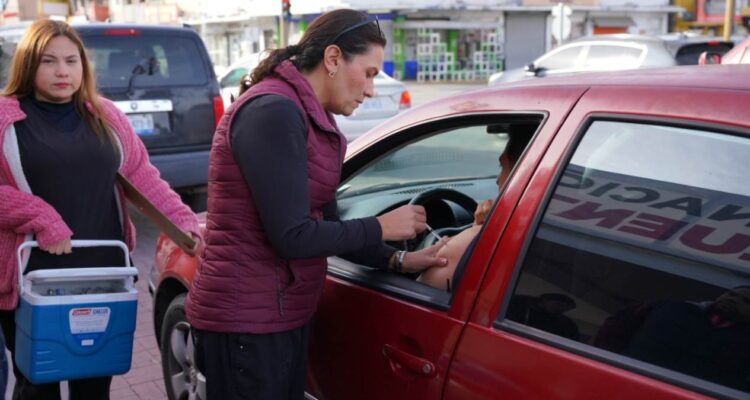 vacunación contra influenza en nuevo laredo