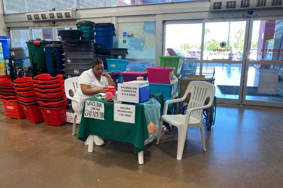 vacunación contra influenza y neumococo en Tamaulipas