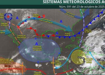¿Cuáles regiones del país se verán afectadas por el nuevo frente frío y la onda tropical 39?