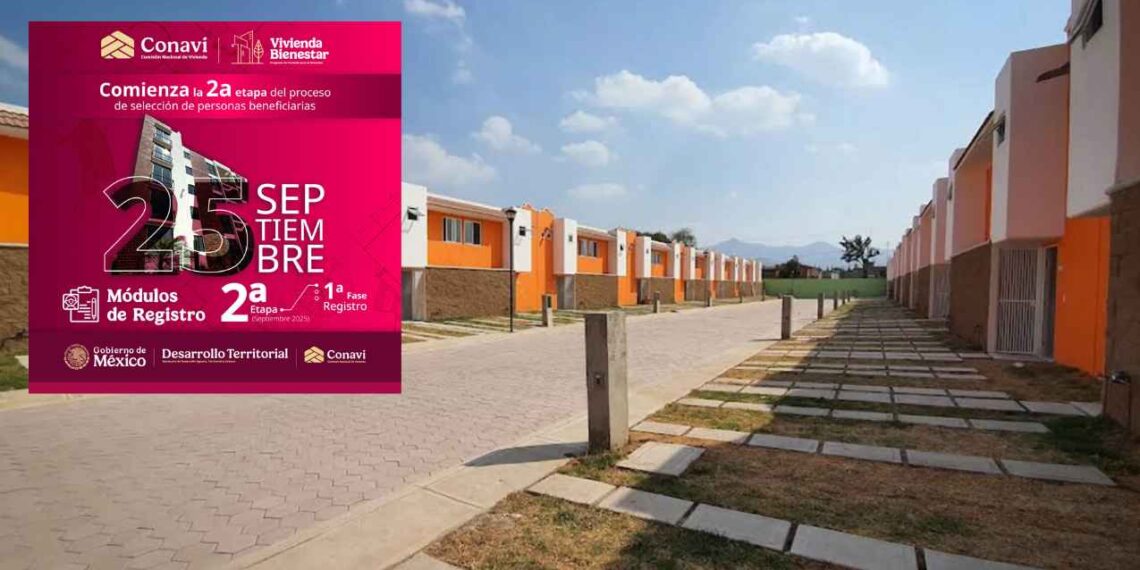 ¿Cuándo finaliza el registro de CONAVI para Vivienda del Bienestar en su segunda etapa?
