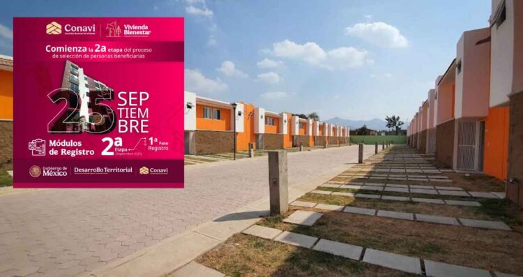 ¿Cuándo finaliza el registro de CONAVI para Vivienda del Bienestar en su segunda etapa?