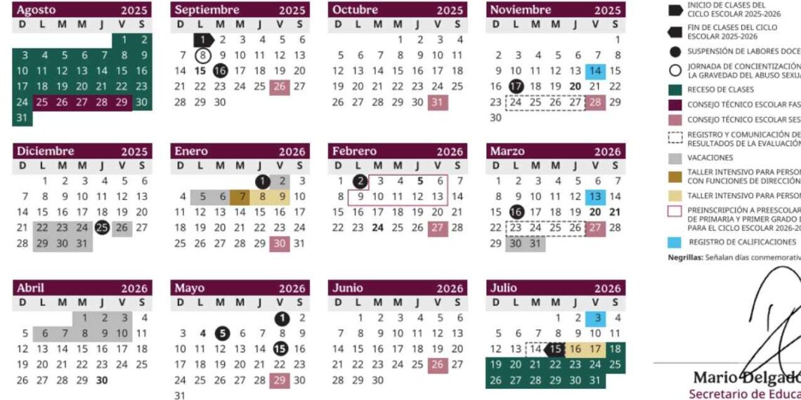 Noviembre puentes SEP