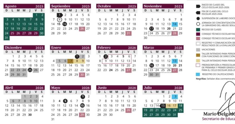 Noviembre puentes SEP
