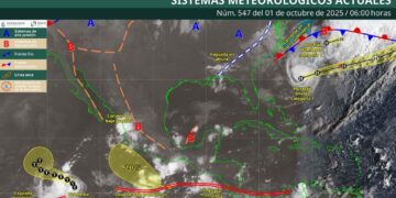 ¿Dónde prevén lluvias con descargas eléctricas HOY?