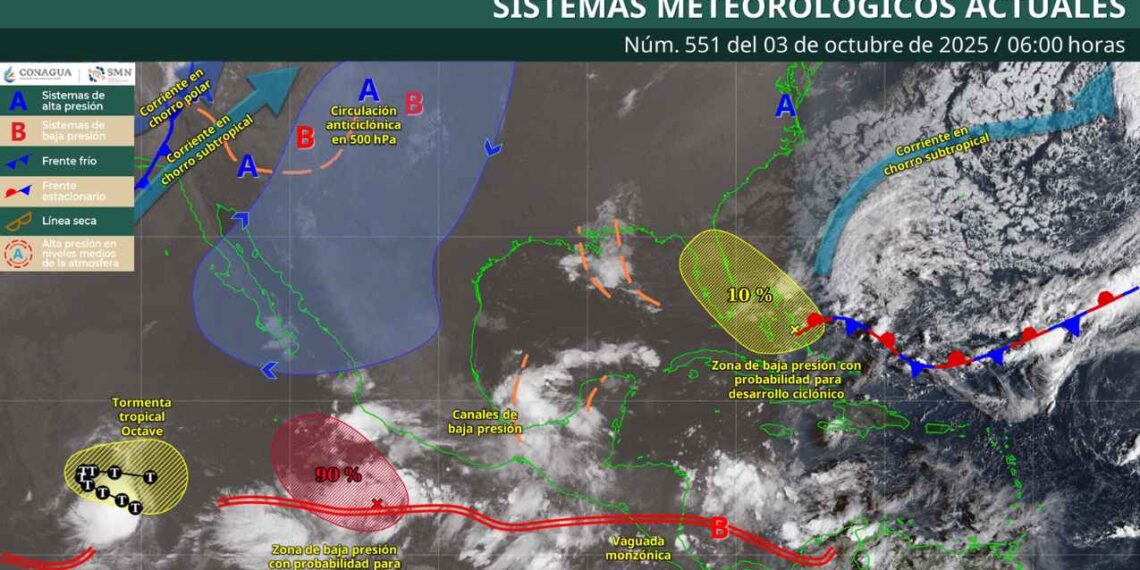 ¿En qué estados se espera ambiente caluroso con vientos intensos?