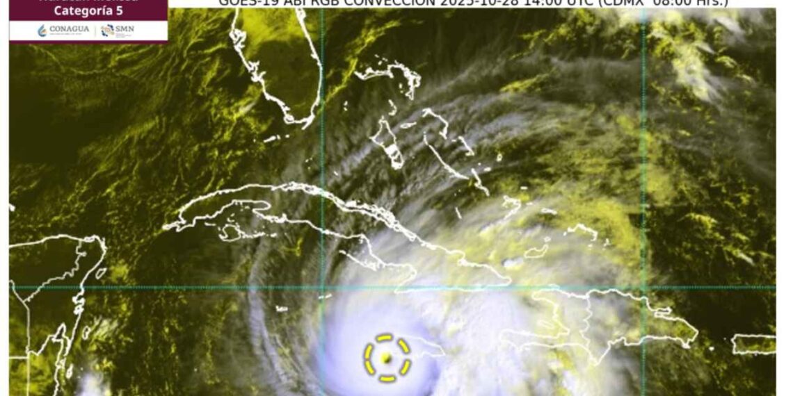 ¿En qué país tocó tierra el Huracán Melissa como categoría 5? Así se desplaza