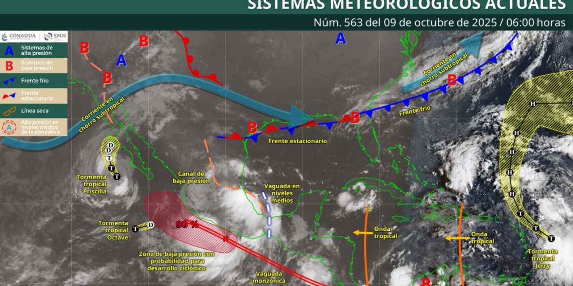 ¿En qué regiones continuarán las lluvias intensas HOY?
