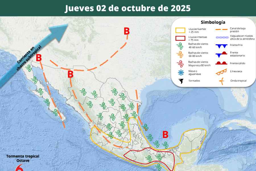 ¿Fuertes lluvias en México (1)