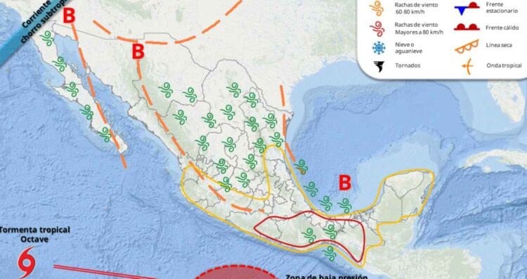 ¿Fuertes lluvias en México