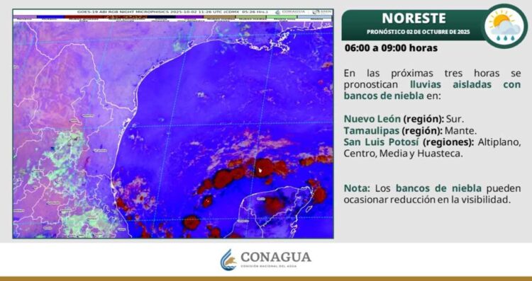 ¿Habrá temperaturas máximas de hasta 30 grados en Tamaulipas?