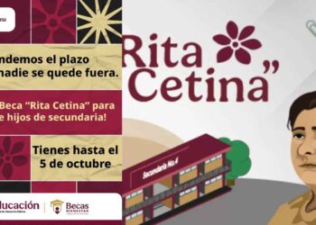 ¿Hasta qué día se podrán inscribir los estudiantes de secundaria a la Beca Rita Cetina?