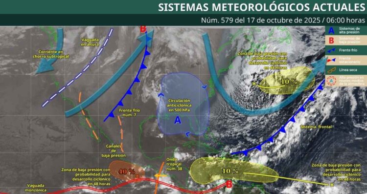 clima viernes 17 octubre