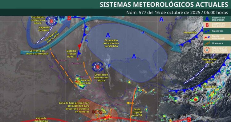 ¿Qué estados tendrán las lluvias más intensas HOY en México?