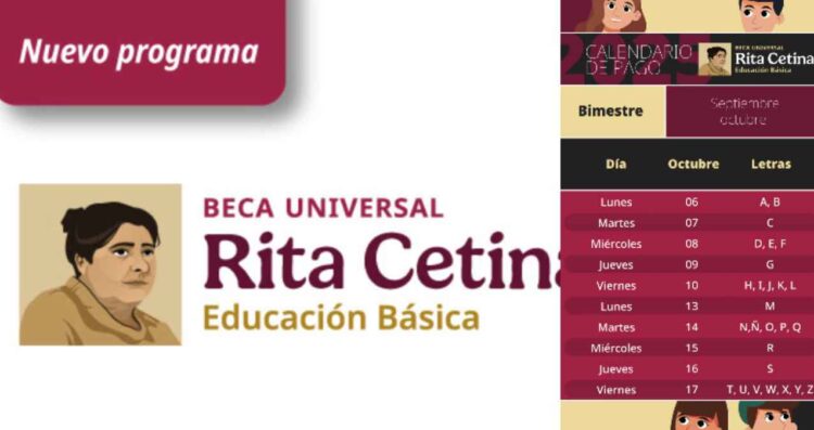 ¿Qué estudiantes reciben pago de la Beca Rita Cetina del 13 al 17 de octubre?