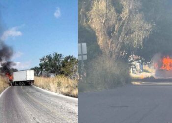 Abaten a dos presuntos delincuentes y se registran al menos 7 narcobloqueos en Michoacán | VIDEOS