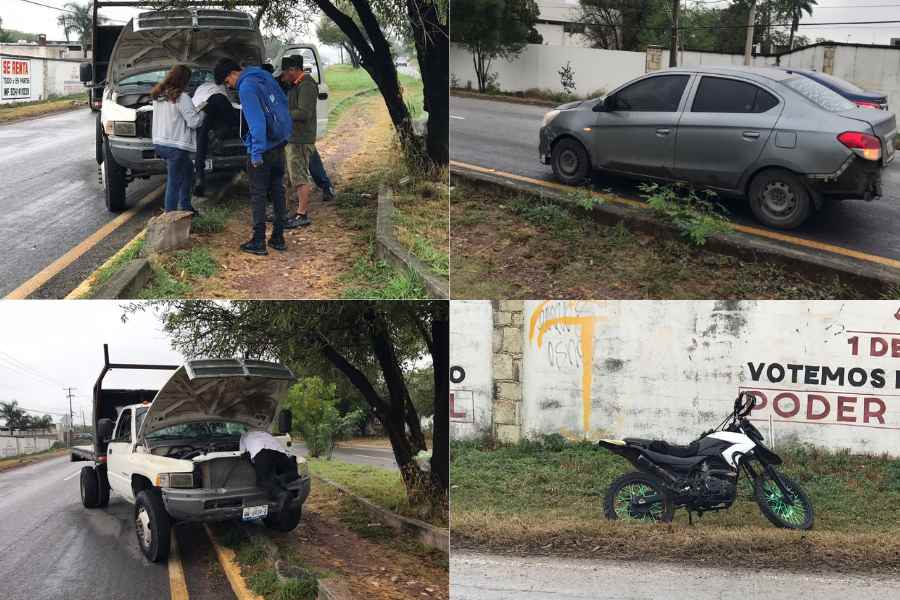 Accidente múltiple en Victoria deja lesionado (1)