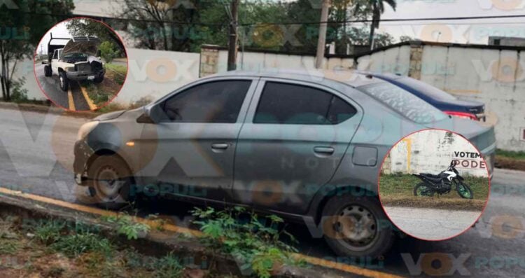 Accidente múltiple en Victoria deja lesionado