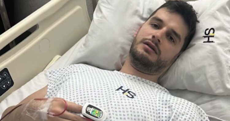 Adrián Marcelo genera preocupación tras publicar foto desde hospital