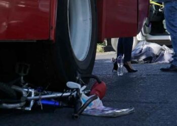 hombre atropellado camión Guadalajara