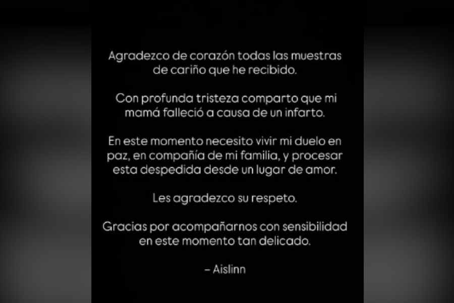 Aislinn Derbez comparte mensaje (2)