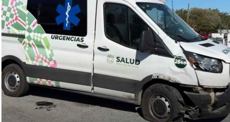 ambulancia camioneta Matamoros-Victoria