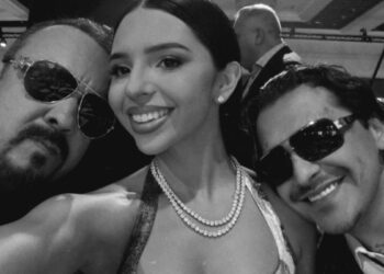 Ángela Aguilar, Christian Nodal y Pepe Aguilar brillan en los Latin Grammy 2025