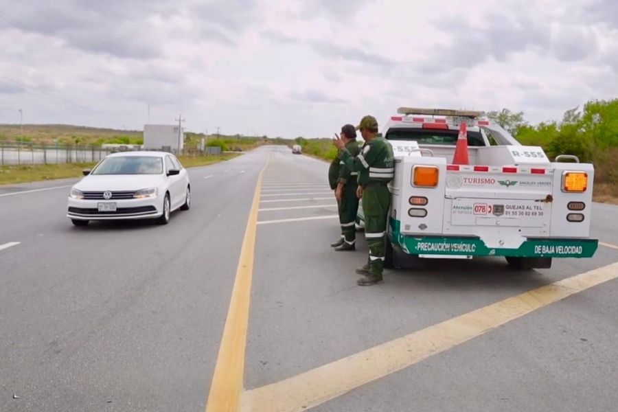 Ángeles Verdes intensifican su apoyo para viajeros en carreteras de Tamaulipas