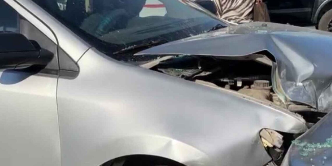 daños lesionados choque múltiple Matamoros