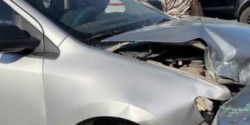 daños lesionados choque múltiple Matamoros