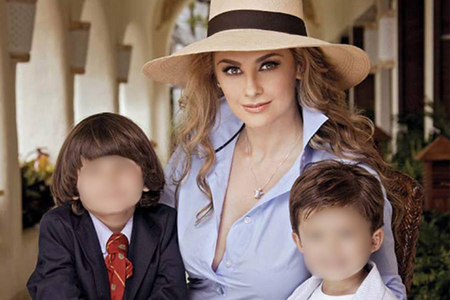 Aracely Arámbula aclara rumores sobre un posible debut artístico de sus hijos