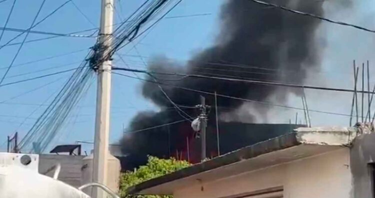 Arde bodega en Ecatepec y provoca intensa movilización de cuerpos de emergencia