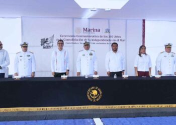 Armada de México conmemora Bicentenario de la Independencia en el Mar en Ciudad Madero, Tamaulipas