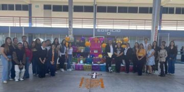 Así celebró la Facultad de Enfermería UAT en Nuevo Laredo, Tamaulipas, el Día de Muertos