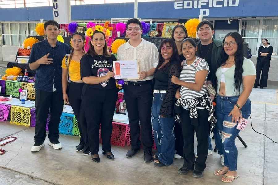 Así celebró la Facultad de Enfermería UAT en Nuevo Laredo, Tamaulipas, el Día de Muertos