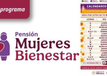 Así quedó el calendario de pagos de la Pensión Mujeres Bienestar del bimestre noviembre-diciembre