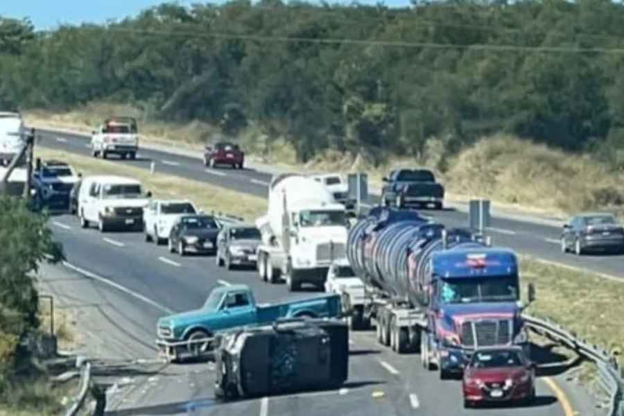 Ataque armado deja dos muertos en la Carretera Nacional de Montemorelos