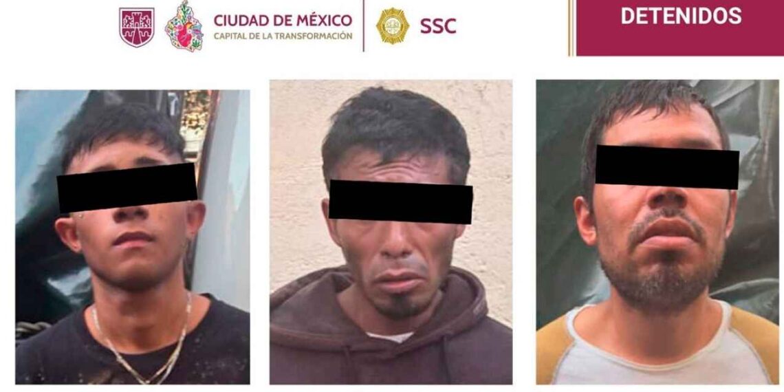 Atrapan a tres ladrones que robaron 500 mil pesos de ropa en Cuauhtémoc, CDMX