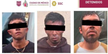 Atrapan a tres ladrones que robaron 500 mil pesos de ropa en Cuauhtémoc, CDMX