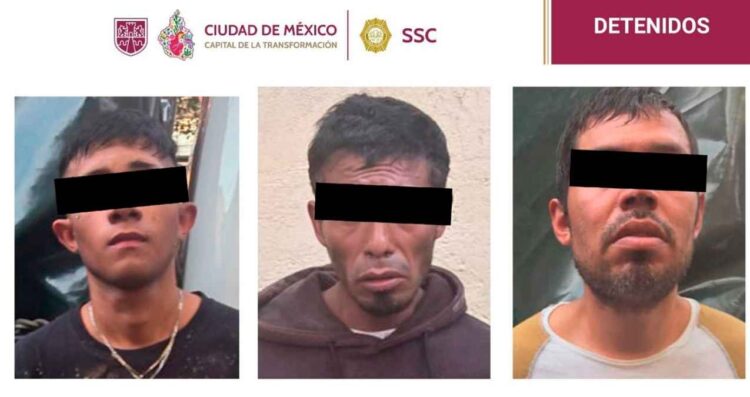 Atrapan a tres ladrones que robaron 500 mil pesos de ropa en Cuauhtémoc, CDMX
