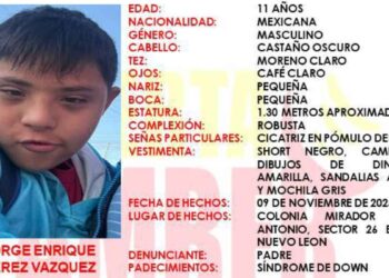 Autoridades intensifican búsqueda de Jorge Enrique Pérez Vázquez tras desaparecer en Juárez, NL