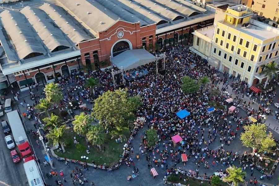 Ayuntamiento de Tampico, Tamaulipas, analiza reubicar los bailes populares realizados en la Plaza Hijas